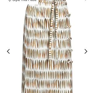 Altuzarra hiroki skirt in the murmur brushed leaves print